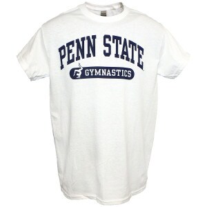 Penn State Gymnastics white short sleeve t-shirt image